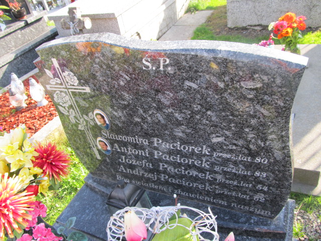 Sławomira Paciorek 1939 Mogilany - Grobonet - Wyszukiwarka osób pochowanych