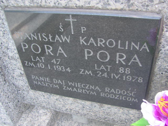 Stanisław Pora Mogilany - Grobonet - Wyszukiwarka osób pochowanych