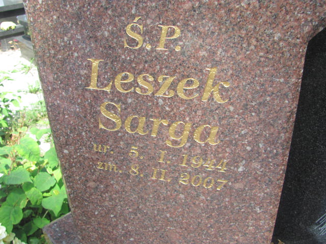 Leszek Sarga 1944 Mogilany - Grobonet - Wyszukiwarka osób pochowanych