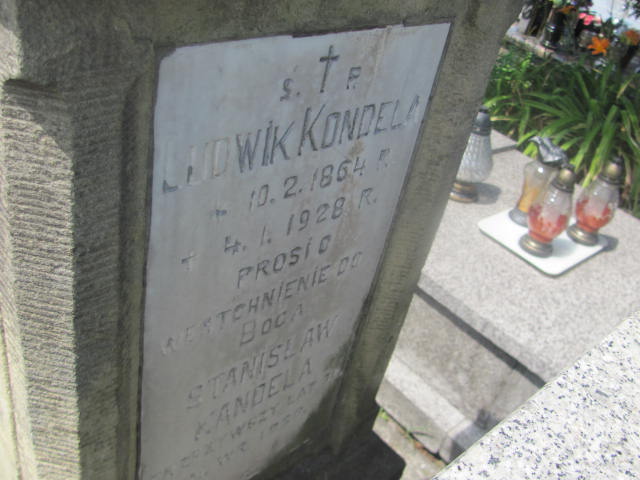 Ludwik Kondela 1864 Mogilany - Grobonet - Wyszukiwarka osób pochowanych