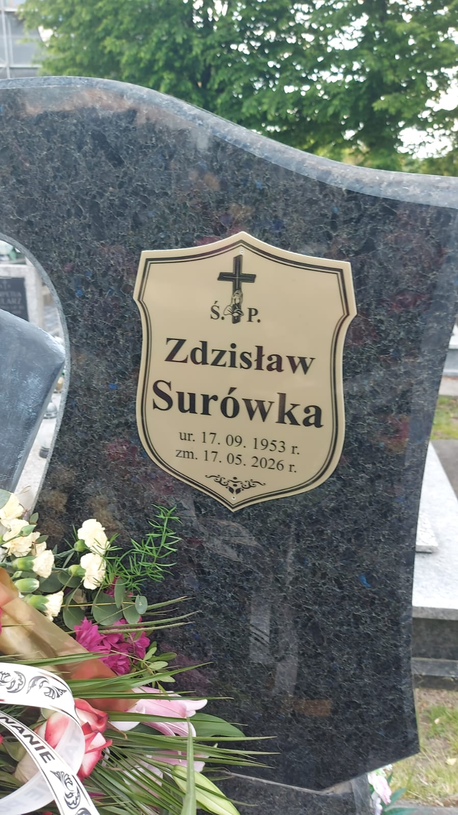 Grób Zdzisław Surówka
