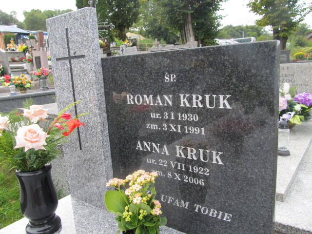 Roman Kruk 1930 Mogilany - Grobonet - Wyszukiwarka osób pochowanych