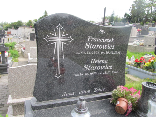 Franciszek Starowicz 1903 Mogilany - Grobonet - Wyszukiwarka osób pochowanych