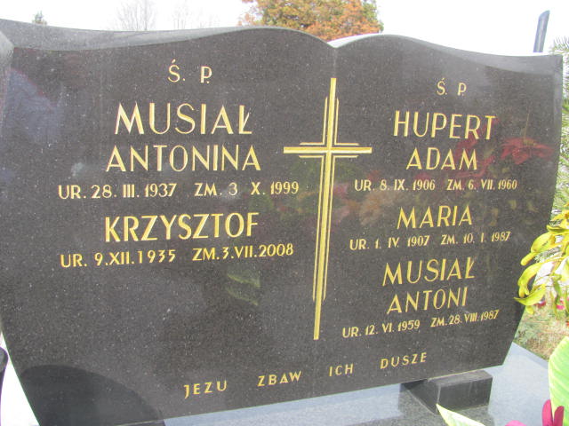 Maria Hupert 1907 Mogilany - Grobonet - Wyszukiwarka osób pochowanych