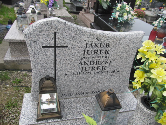 Jakub Jurek 1894 Mogilany - Grobonet - Wyszukiwarka osób pochowanych