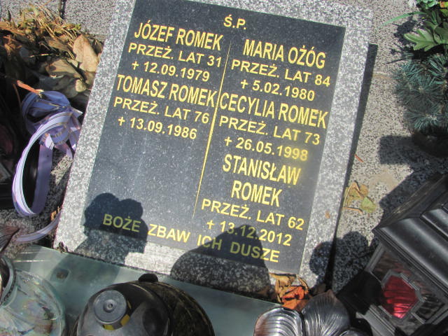 Józef Romek 1948 Mogilany - Grobonet - Wyszukiwarka osób pochowanych