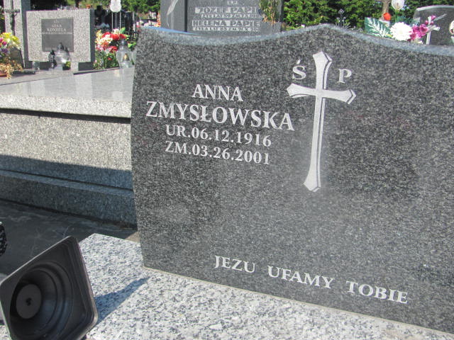 Anna Zmysłowska 1916 Mogilany - Grobonet - Wyszukiwarka osób pochowanych