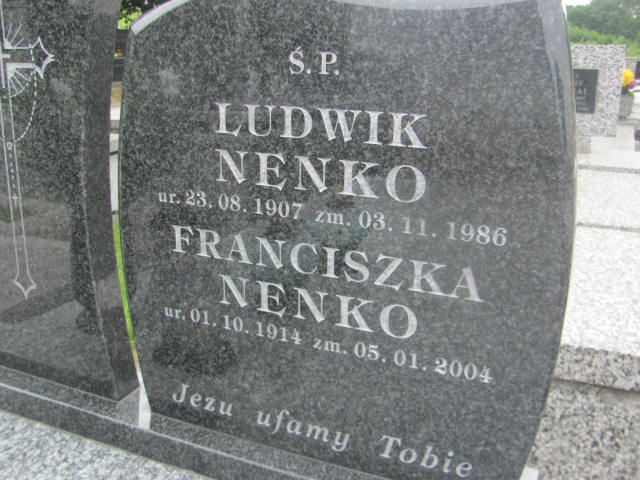 Franciszka Nenko 1914 Mogilany - Grobonet - Wyszukiwarka osób pochowanych