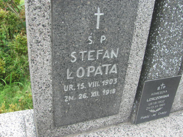 Stefan Łopata 1903 Mogilany - Grobonet - Wyszukiwarka osób pochowanych